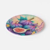 Kleurrijke vijg papieren bordje (Gekanteld)