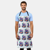 Kleurrijke vijg schort (Gedragen)