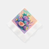 Kleurrijke vijg servet (Hoek)