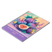 Kleurrijke vijg voor 1e klas 2025 notitieboek (Linkerzijde)