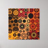 kleurrijke vijvers Abstracte kunst Canvas Afdruk (Voorkant)