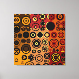  kleurrijke vijvers Abstracte kunst Canvas Afdruk