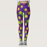 Kleurrijke vingerafdruk Feathers Fun Pickleball Leggings<br><div class="desc">Neem je spel mee met deze leuke pickleball-leggings met gele pickleballetjes tegen een achtergrond van dierlijke afdrukken en veren. Geweldig voor dagelijks rec-spelen,  toernooi spelen of gewoon rond de stad lopen.</div>