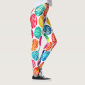 Kleurrijke vingerafdrukkunst leggings (Rechts)