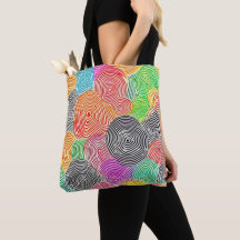 Kleurrijke vingerafdrukpatronen Abstracte kunst