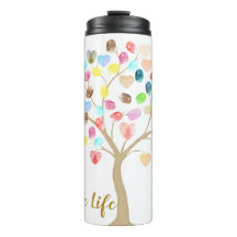 Kleurrijke vingerafdrukstructuur "Celebrate Life" 