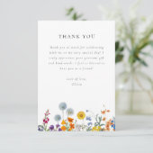 Kleurrijke Vintage Bruidsmeisjes Bruiloftsfeest me Bedankkaart (Staand voorkant)