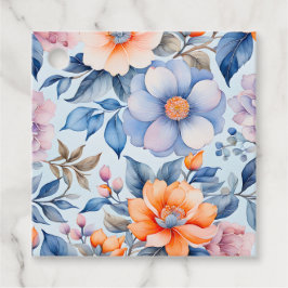 Kleurrijke Vintage Stof Kunst Cadeaublaadjes Bedankjes Labels