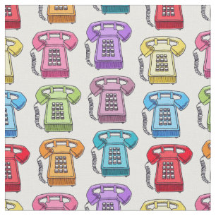 Kleurrijke Vintages telefoons Stof