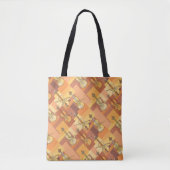 Kleurrijke Violins Blue Grey Canvas tas (Voorkant)