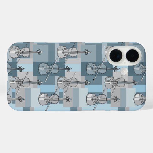 Kleurrijke Violins Hoesje-Mate Samsung Galaxy Hoes (Achterkant (horizontaal))