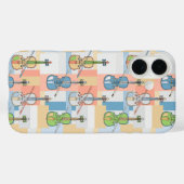 Kleurrijke Violins Hoesje-Mate Samsung Galaxy Hoes (Achterkant (horizontaal))