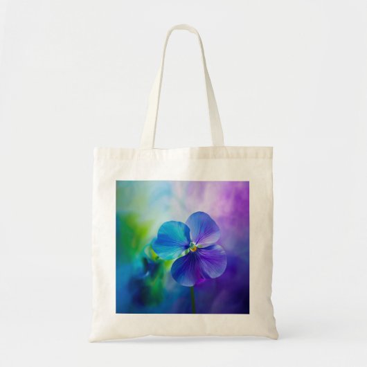 Kleurrijke viooltjes tote bag (Voorkant)