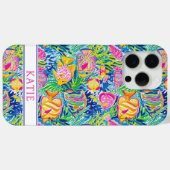 Kleurrijke Vis Geborduurd Case-Mate iPhone Case (Achterkant (horizontaal))