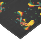 kleurrijke vis " in bubbels tafelkleed (Gekanteld)