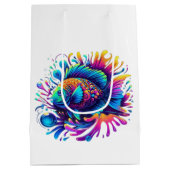 Kleurrijke vis- medium cadeauzakje (Achterkant)