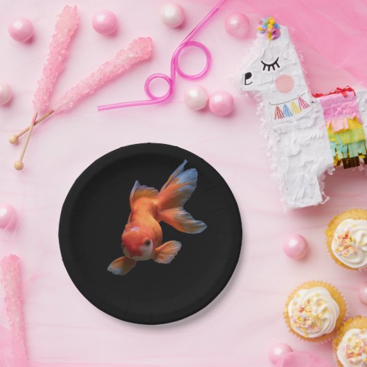Kleurrijke vis print kunst met behulp van papier B Papieren Bordje (Feest)