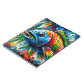 Kleurrijke vis spiraal Notitieboek (Linkerzijde)