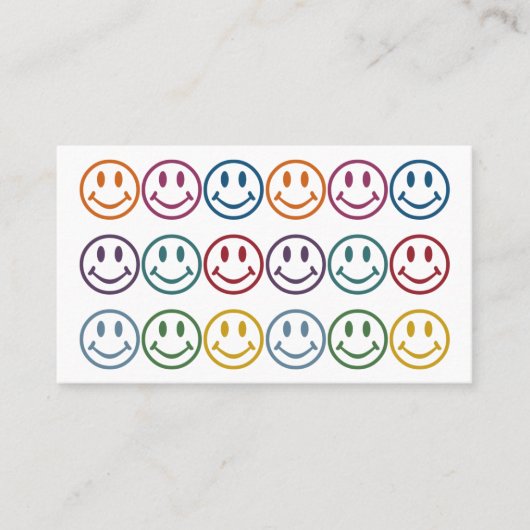 Kleurrijke Visitekaartjes (Voorkant)