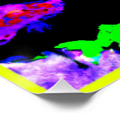 Kleurrijke vispatronen Kunst schilderen. Nu kopen Perfect Poster (Hoek)