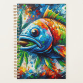 Kleurrijke visplanner planner (Voorkant)