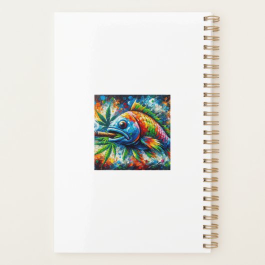 Kleurrijke visplanner planner (Achterkant)