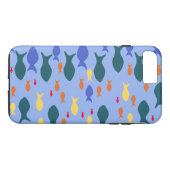 Kleurrijke vissen Apple iPhone 7 Plus, Stevig Case-Mate iPhone Case (Achterkant (Horizontaal))