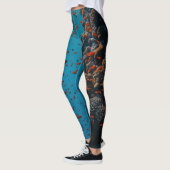 Kleurrijke vissen en riffen leggings (Links)