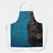 Kleurrijke vissen en riffen schort (Voorkant)