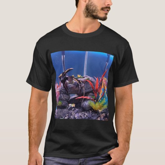 Kleurrijke Vissen In Het Aquarium T-shirt (Voorkant)