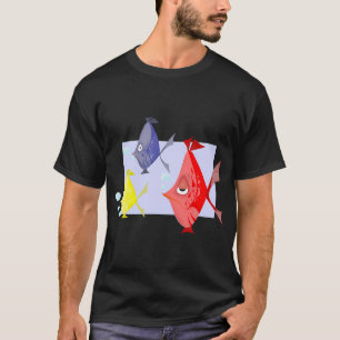 Kleurrijke Vissen In Het Water T-shirt