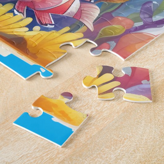 KLEURRIJKE VISSEN LEGPUZZEL (Zijkant)