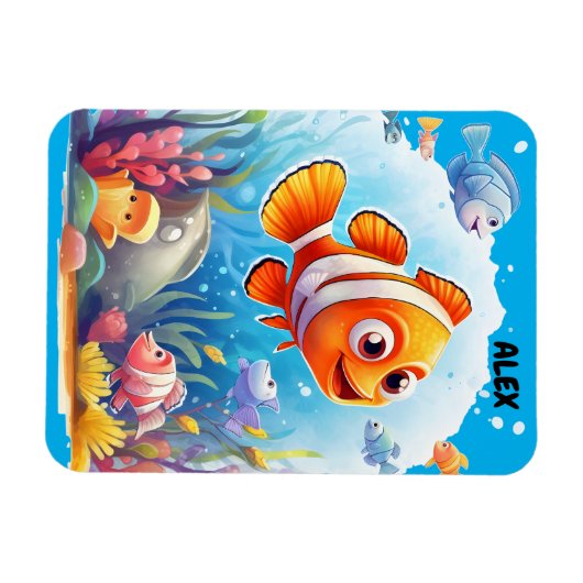 KLEURRIJKE VISSEN MAGNEET (Horizontaal)