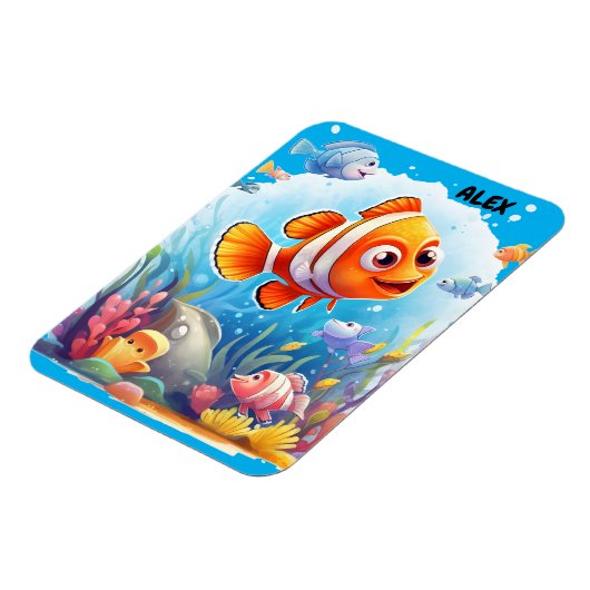 KLEURRIJKE VISSEN MAGNEET (Linkerzijde)