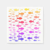 Kleurrijke Vissen Zee Zomersfeerservetten Servet (Voorkant)