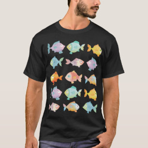 Kleurrijke Vissen Zwemmen T-shirt