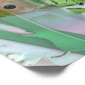 Kleurrijke visserij afdrukken poster