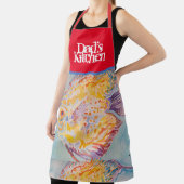 Kleurrijke visWaterverf Blue Dads Kitchen Schort (Insitu)