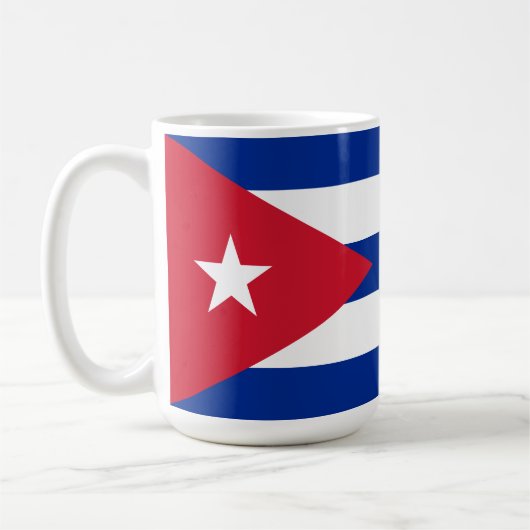 Kleurrijke vlag van Cuba Koffiemok (Links)