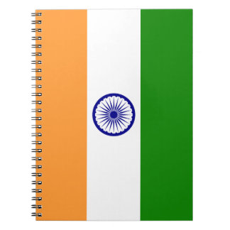 Kleurrijke vlag van India Notitieboek