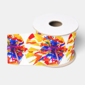 Kleurrijke vlaggen grosgrain lint (Spoel)