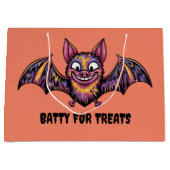 Kleurrijke vleermuis groot cadeauzakje (Voorkant)