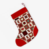 kleurrijke vlek kleine kerstsok (Achterkant (Hangend))