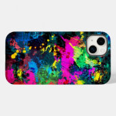 Kleurrijke vlek vlek kunst Case-Mate iPhone case (Achterkant (horizontaal))