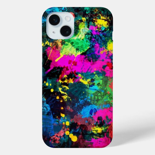 Kleurrijke vlek vlek kunst Case-Mate iPhone case (Achterkant)
