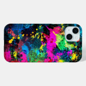 Kleurrijke vlek vlek kunst Case-Mate iPhone case (Achterkant (horizontaal))