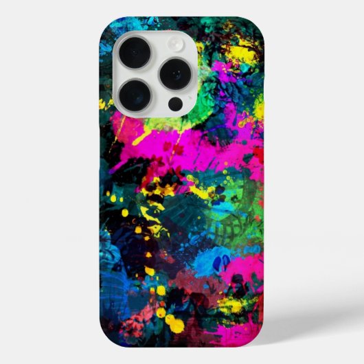 Kleurrijke vlek vlek kunst Case-Mate iPhone case (Achterkant)