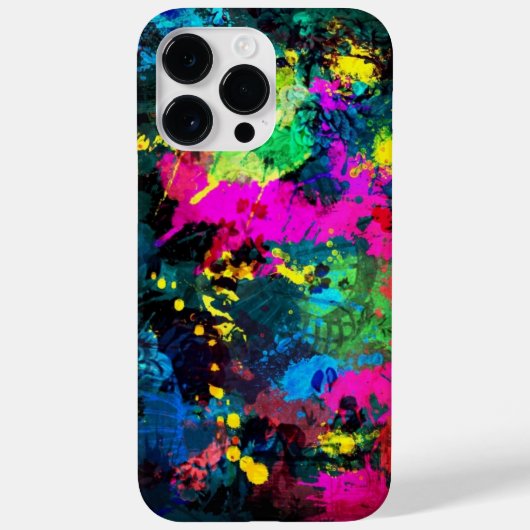 Kleurrijke vlek vlek kunst Case-Mate iPhone case (Achterkant)