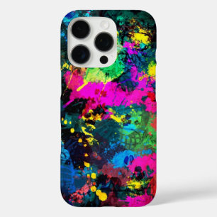 Kleurrijke vlek vlek kunst iPhone 16 pro hoesje