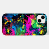 Kleurrijke vlek vlek kunst Case-Mate iPhone case (Achterkant (horizontaal))